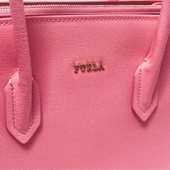 FURLA Handbag Tote Bag with strap pink color - Picture 4 of 17